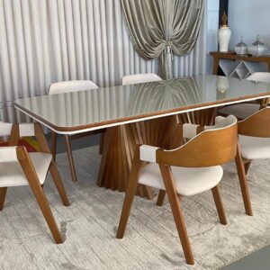 Conjunto de mesa e cadeiras HP John - Alto padrão